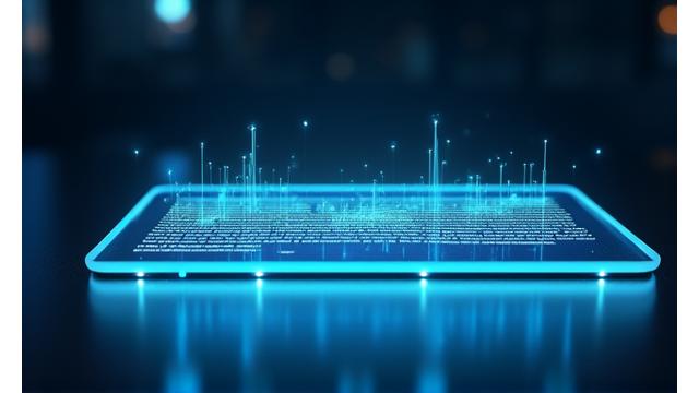 時間の経過を象徴する砂時計と変化する文書の抽象的なイメージ